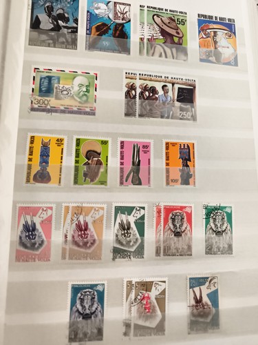Timbres anciens haute - anciens, haute-volta