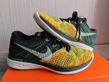 Nike Flyknit Lunar 3 40 Electric Green 2014 TBE