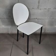 Chaise Métal Blanc Gioconda Design Roberto Barbieri Marco De Carli 1980