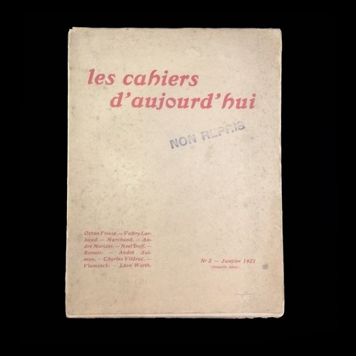 Revue les cahiers - .,