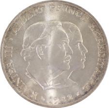 Monaco - Rainier III, Prince Albert, 100 Francs 1982