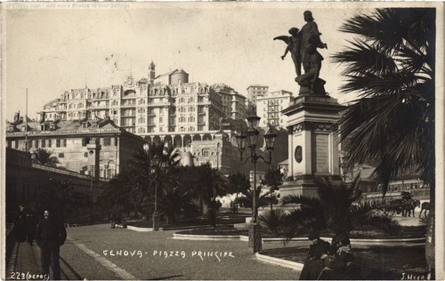 Cpa genova piazza - cpa, ak