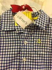 Boutique Carter's Blue Gingham