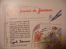 album PANINI MERLIN Les CRADOS Dos de Vignette Stickers Back Garbage Pail Kids