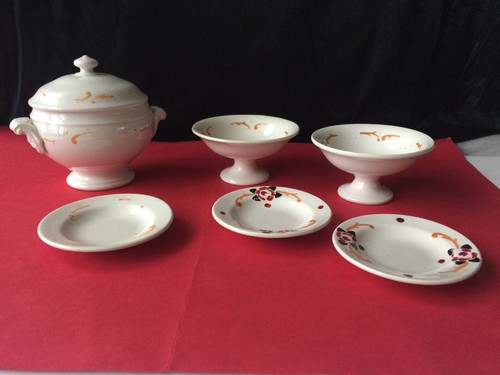 Dinette ancienne faience kg - ancienne,