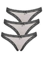 Lot de 3 String Femme Kim like