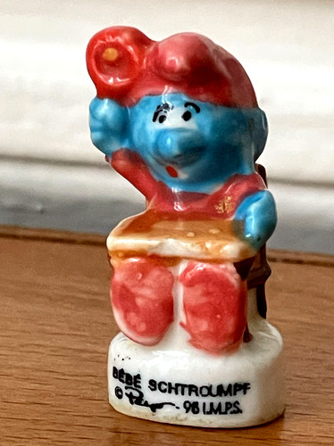 Fève bébé schtroumpfs - bébé,