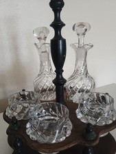 Serviteur bois - 2 flacons