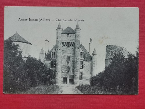 Cpa autry issard - autry-issard, château