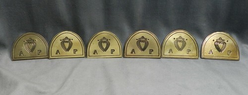 Lot plaques anciennes en - 6,