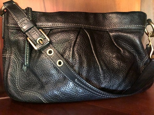 Black coach purse - coach, handcrafted