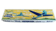 Planeur 1960 L'avion De France ( Unis France) Le Racer Modèle Avion Jaune 