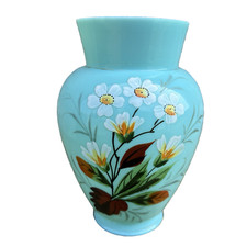 Petit vase turquoise ancien en