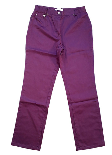 Pantalon couleur aubergine - pantalon,