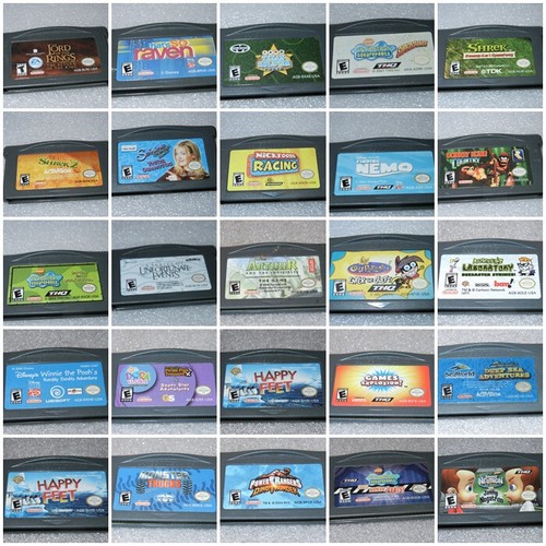 Nintendo gameboy advance games - gameboy,