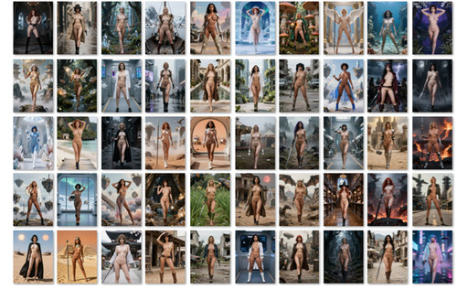Lot photographies femme - photographies,
