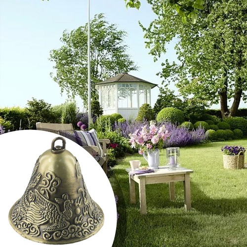 Ancienne cloche laiton - 1,