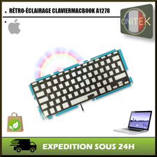 ✅RÉTRO-ÉCLAIRAGE BACKLIT CLAVIER FRANÇAIS FR APPLE MACBOOK PRO 13" UNIBODY A1278