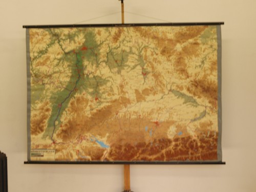 Carte relief la bavière - 3d, de