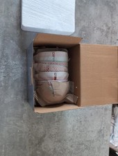 4 bols Geneviève Lethu (rouge, gris blanc) neuf et emballé