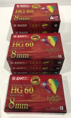 Cassettes neuves emtec - 8, pour