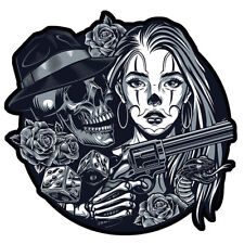 TETE DE MORT COLT ROSES FEMME