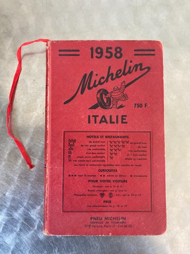 Ancien guide michelin rouge - ancien,