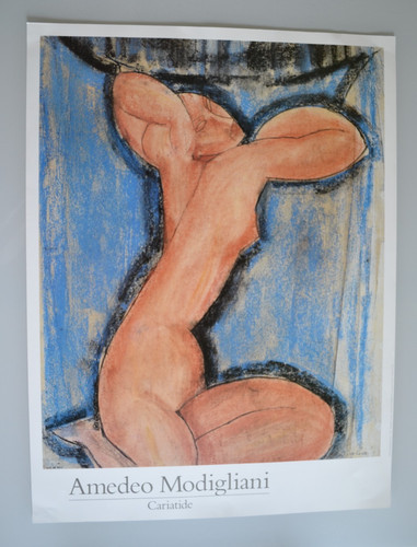 Affiche cariatide d amedeo - affiche, d'amedeo