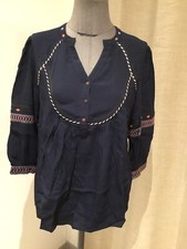 Superbe blouse marine modele