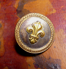 BOUTON MILITAIRE DE COLLECTION officier Milice Bourgeoise, vers 1780,