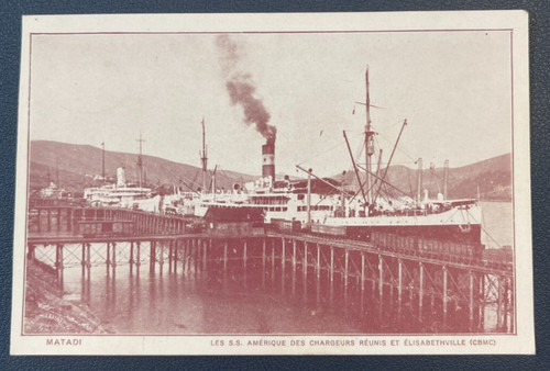 Cpa carte postale matadi - carte,