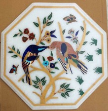 15 " Marbre Blanc Centre