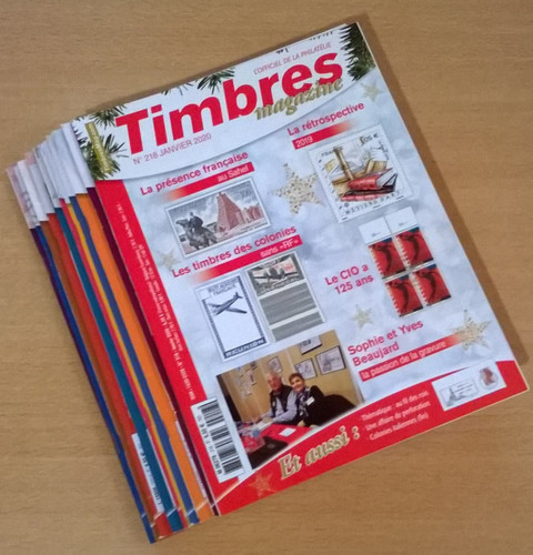 Timbres magazine année 2020 - année,