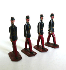 CBG   PETITS SOLDATS      PLOMB PEINT    Ht 30 mm    BON ÉTAT