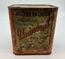 Boîte en Étain Poudre Sans Fumée De Chasse Nitrocellulosa Universal Snia 1000