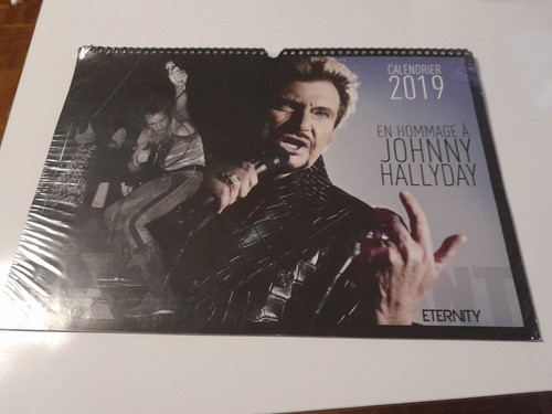 Calendrier 2019 johnny - calendrier,