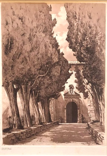 Gravure eau forte de j - de,