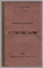 #147724 Jean Fourcassié, Mémento d'histoire de la littérature latine