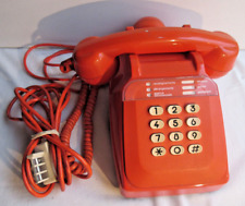 Téléphone Orange S63 à touches, Vintage 1970, Socotel France