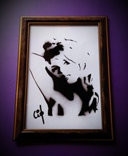 Spray Art - Papier photo sous cadre : B.B