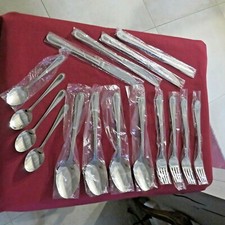 ménagère 16ncouverts en acier inoxydable pour 4 personnes modèle perles