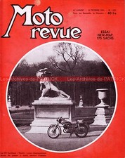 MOTO REVUE 1225 NEW MAP 175 Sachs NSU 200 Lux KUCHEN Présision TRIUMPH T100 1955