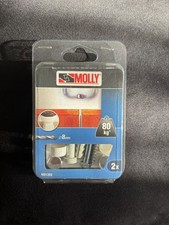 Molly B & D 2 x Fixation lavabo ou citerne M81202 8mm 80kg brise brique béton