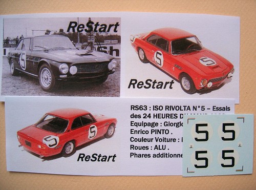 Rs063 decal restart - rs063, 1/43