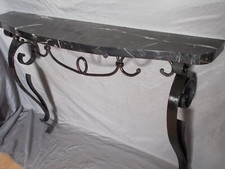 Console murale en fer forgé