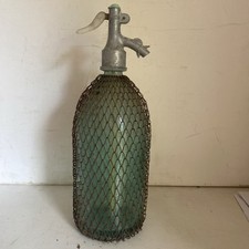 siphon eau de seltz ancien Grillage Vert Bleu 