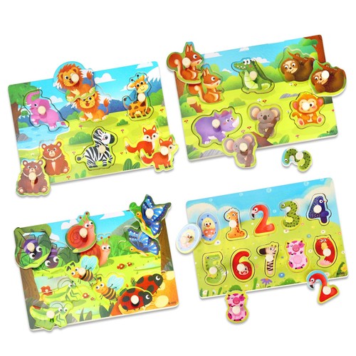 Pcs puzzles bois pour - pcs,