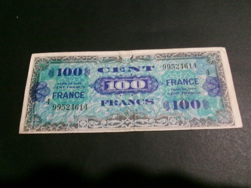 Billet 100 francs série - billet,