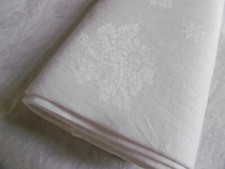 11 serviettes de table XIXéme - damas pur fil de lin