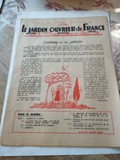 Revue Le Jardin Ouvrier De